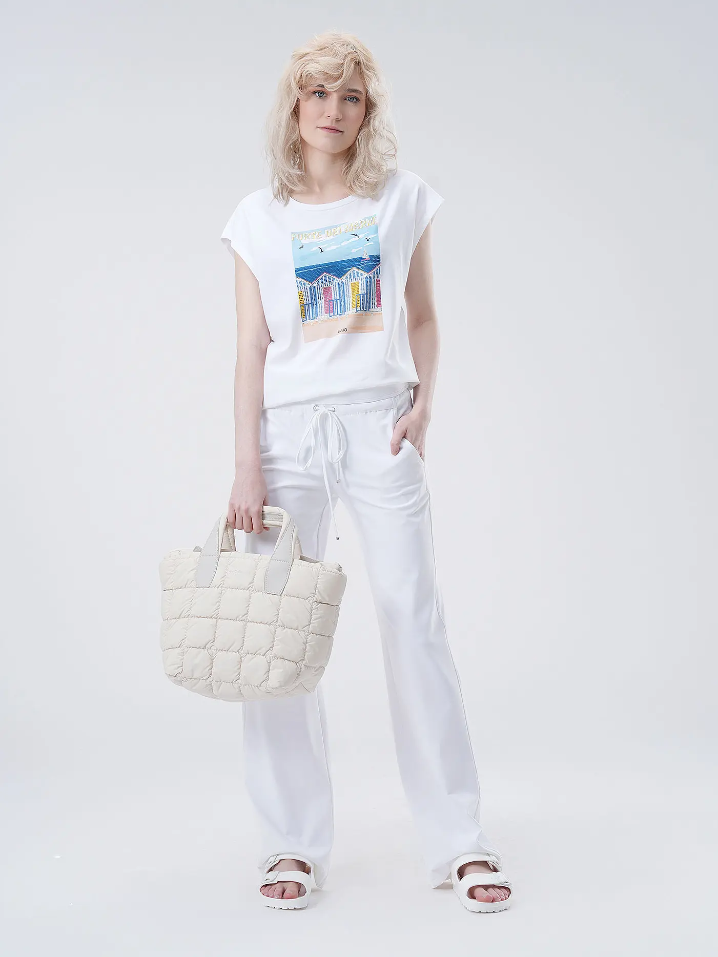RAFFAELLO ROSSI | Marlenehose CANDICE | weiss